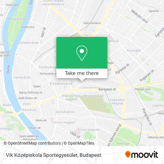 Vik Középiskola Sportegyesület map