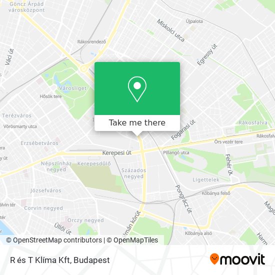 R és T Klíma Kft map