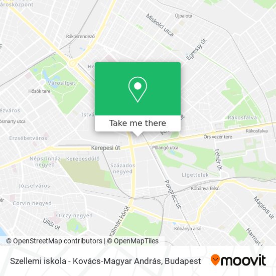 Szellemi iskola - Kovács-Magyar András map