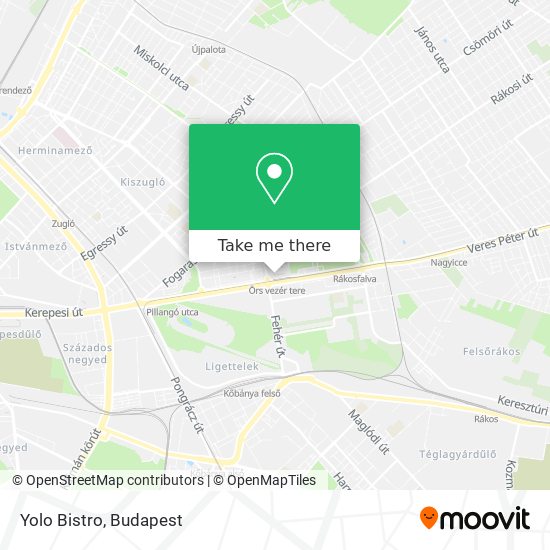Yolo Bistro map