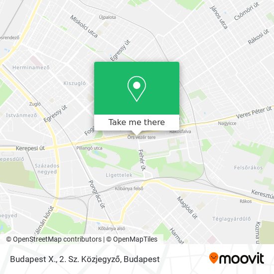 Budapest X., 2. Sz. Közjegyző map