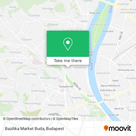 Bazilika Market Buda map