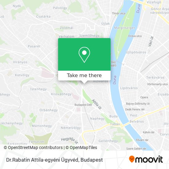 Dr.Rabatin Attila-egyéni Ügyvéd map