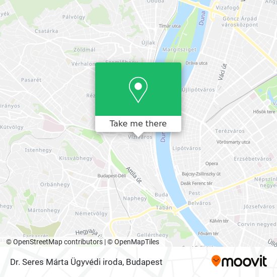 Dr. Seres Márta Ügyvédi iroda map