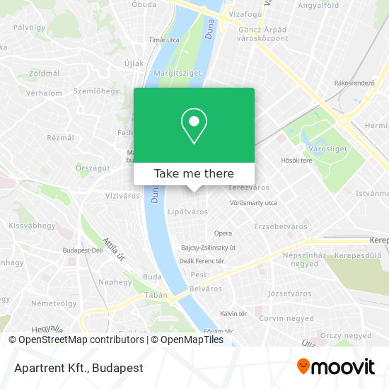 Apartrent Kft. map