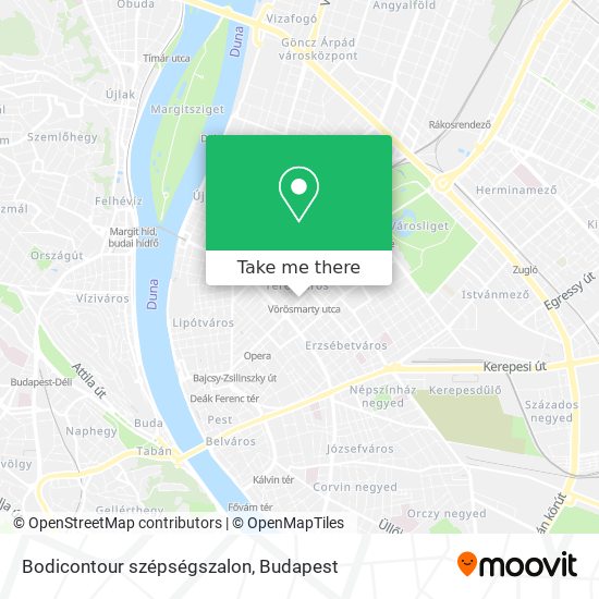 Bodicontour szépségszalon map