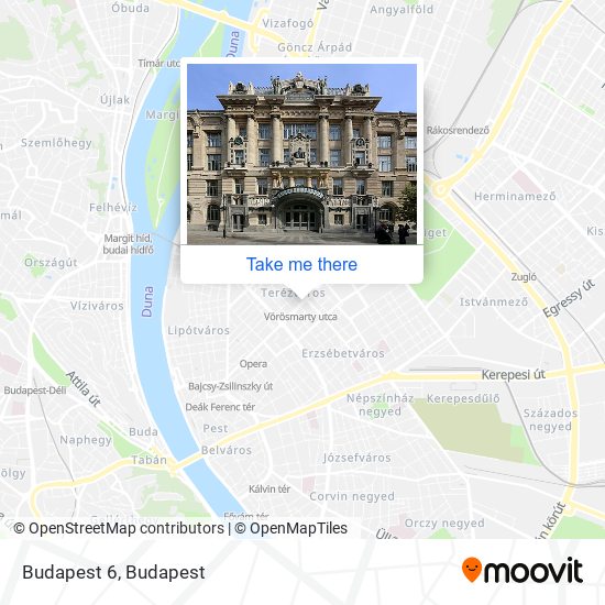 Budapest 6 map