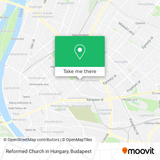 Reformed Church in Hungary map