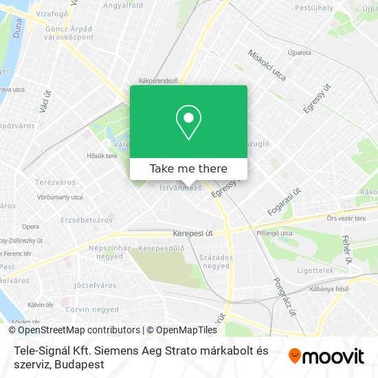 Tele-Signál Kft. Siemens Aeg Strato márkabolt és szerviz map