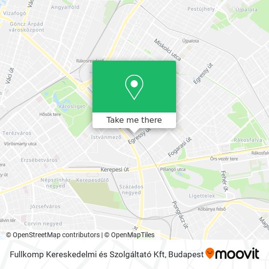 Fullkomp Kereskedelmi és Szolgáltató Kft map