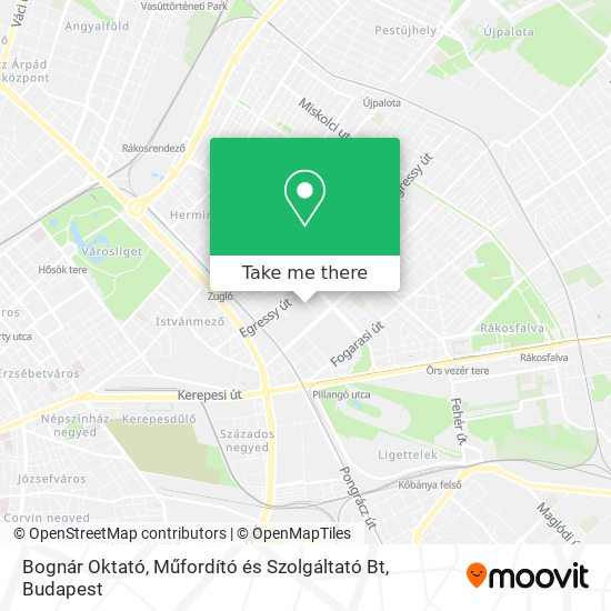 Bognár Oktató, Műfordító és Szolgáltató Bt map