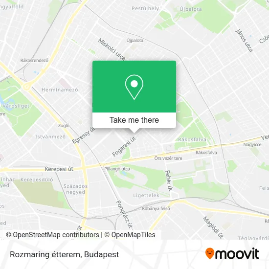 Rozmaring étterem map