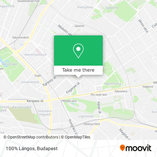 100% Lángos map