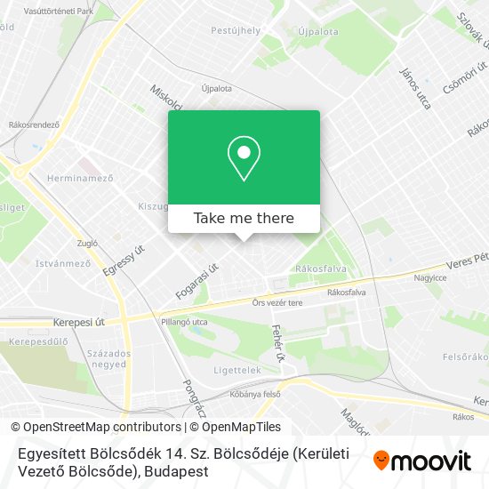 Egyesített Bölcsődék 14. Sz. Bölcsődéje (Kerületi Vezető Bölcsőde) map