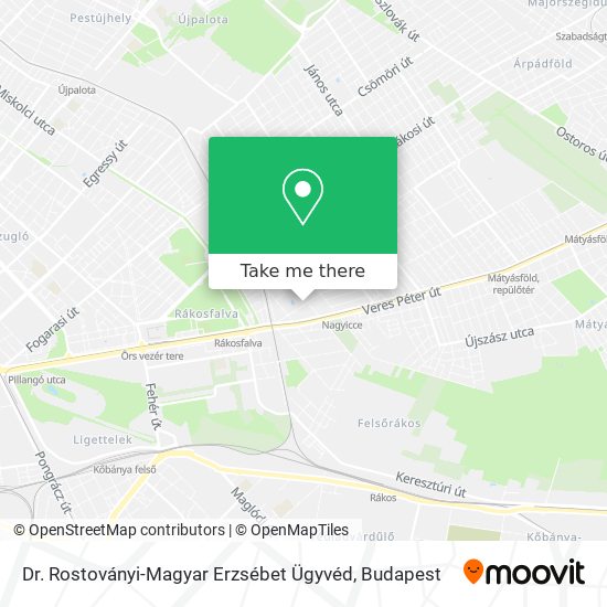 Dr. Rostoványi-Magyar Erzsébet Ügyvéd map