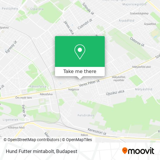 Hund Futter mintabolt map