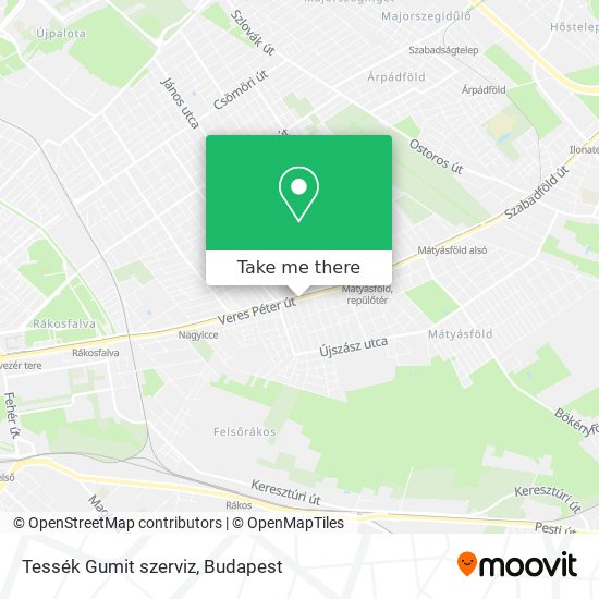 Tessék Gumit szerviz map