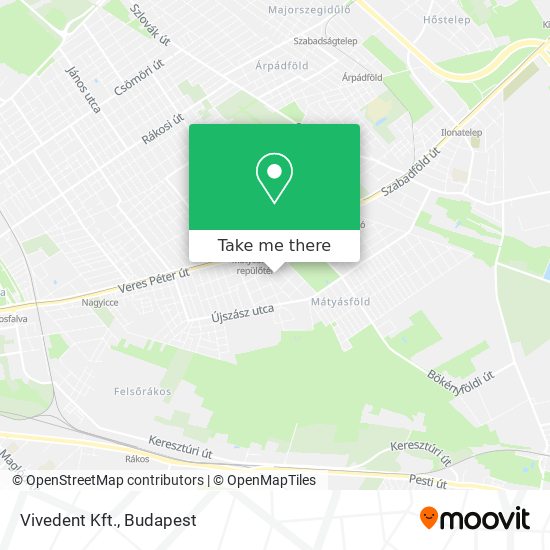 Vivedent Kft. map