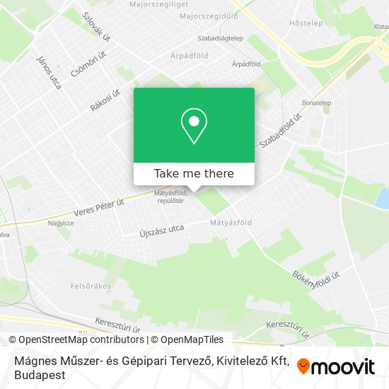 Mágnes Műszer- és Gépipari Tervező, Kivitelező Kft map