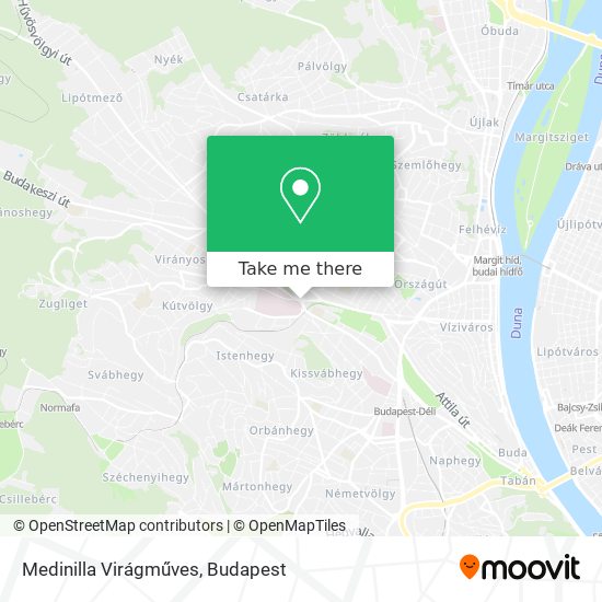 Medinilla Virágműves map