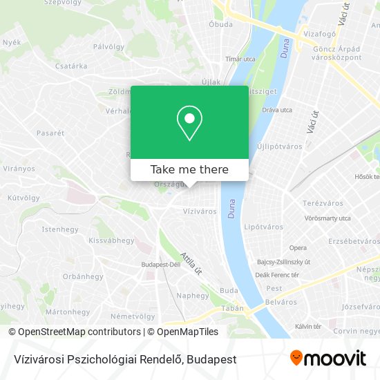 Vízivárosi Pszichológiai Rendelő map