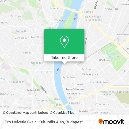 Pro Helvetia Svájci Kulturális Alap map