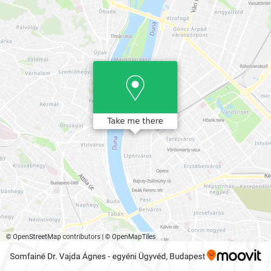 Somfainé Dr. Vajda Ágnes - egyéni Ügyvéd map