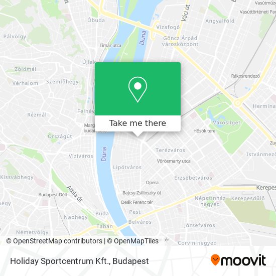 Holiday Sportcentrum Kft. map