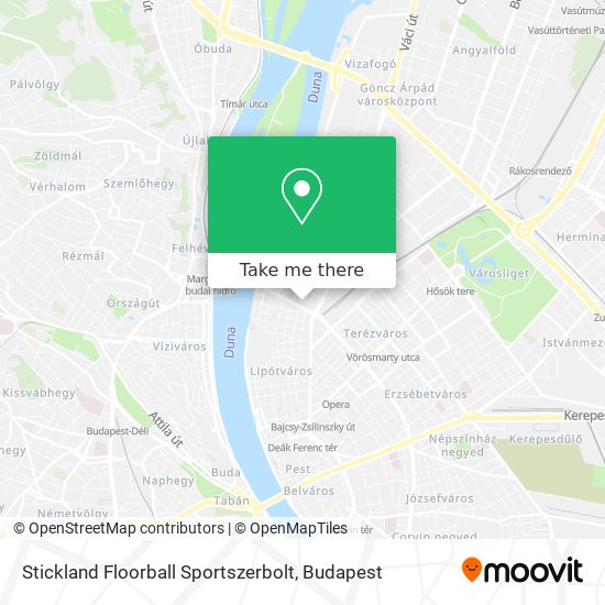 Stickland Floorball Sportszerbolt map