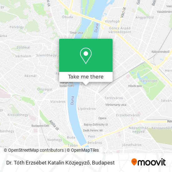 Dr. Tóth Erzsébet Katalin Közjegyző map