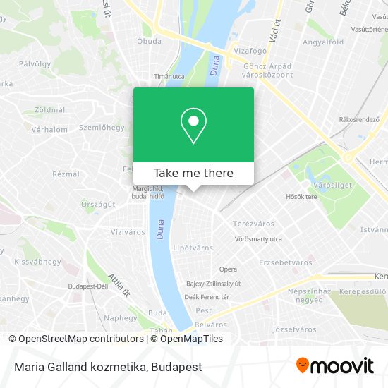 Maria Galland kozmetika map