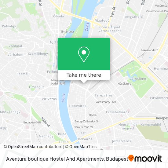 Aventura boutique Hostel And Apartments map