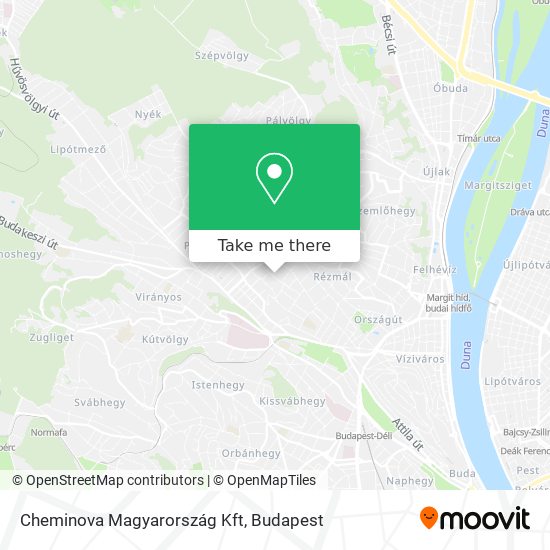 Cheminova Magyarország Kft map