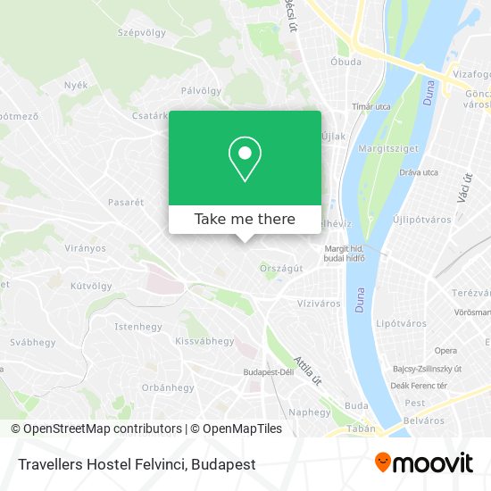 Travellers Hostel Felvinci map