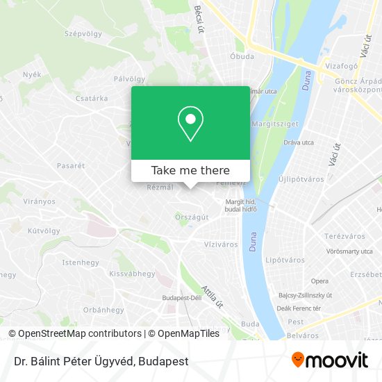 Dr. Bálint Péter Ügyvéd map