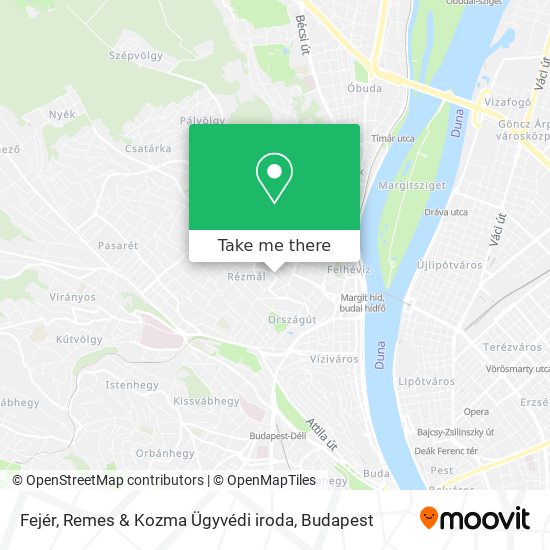 Fejér, Remes & Kozma Ügyvédi iroda map