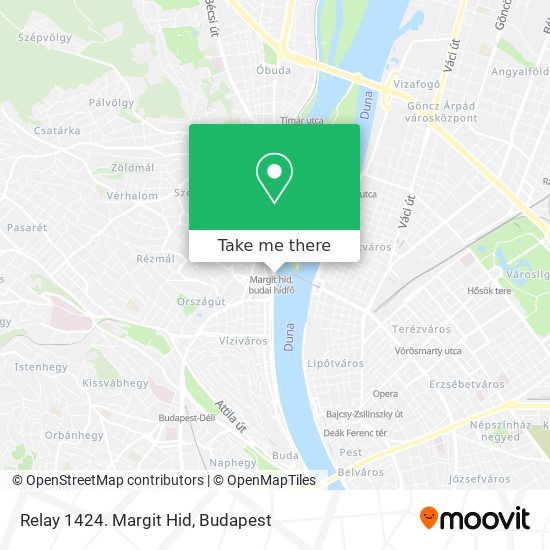 Relay 1424. Margit Hid map