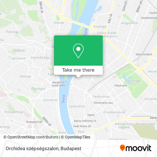 Orchidea szépségszalon map