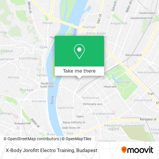 X-Body Jorofitt Electro Training map