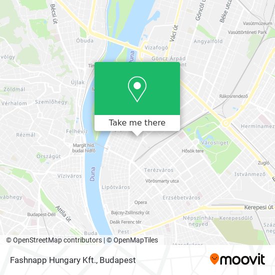 Fashnapp Hungary Kft. map