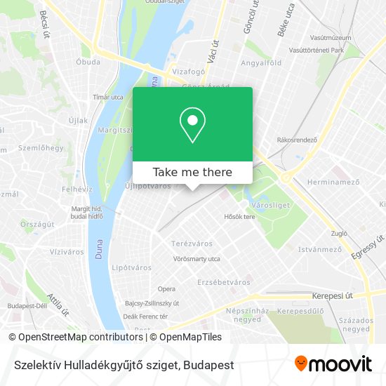 Szelektív Hulladékgyűjtő sziget map