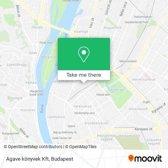 Agave könyvek Kft map