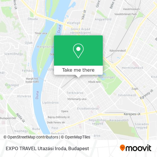 EXPO TRAVEL Utazási Iroda map