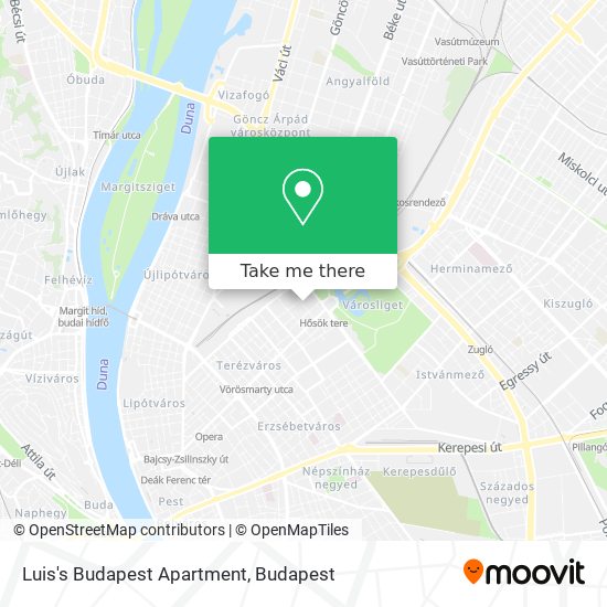 Luis's Budapest Apartment map