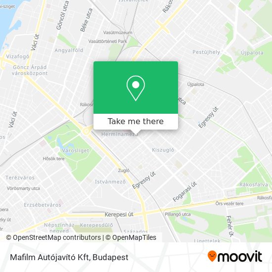 Mafilm Autójavító Kft map