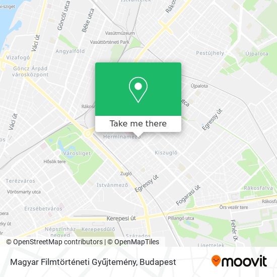 Magyar Filmtörténeti Gyűjtemény map