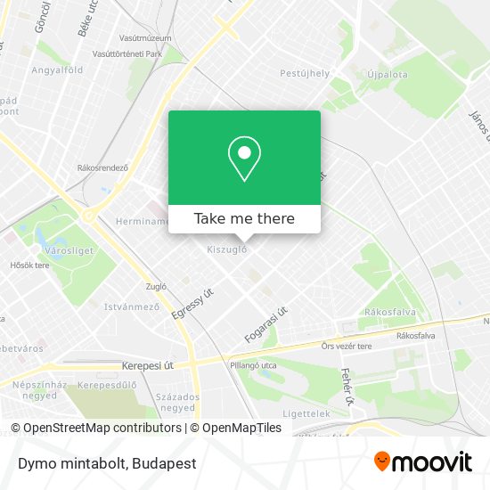 Dymo mintabolt map