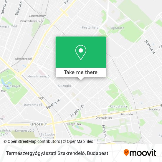 Természetgyógyászati Szakrendelő map