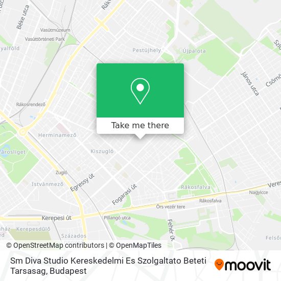 Sm Diva Studio Kereskedelmi Es Szolgaltato Beteti Tarsasag map