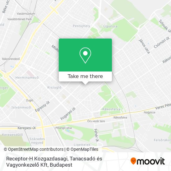 Receptor-H Kozgazdasagi, Tanacsadó és Vagyonkezelő Kft map